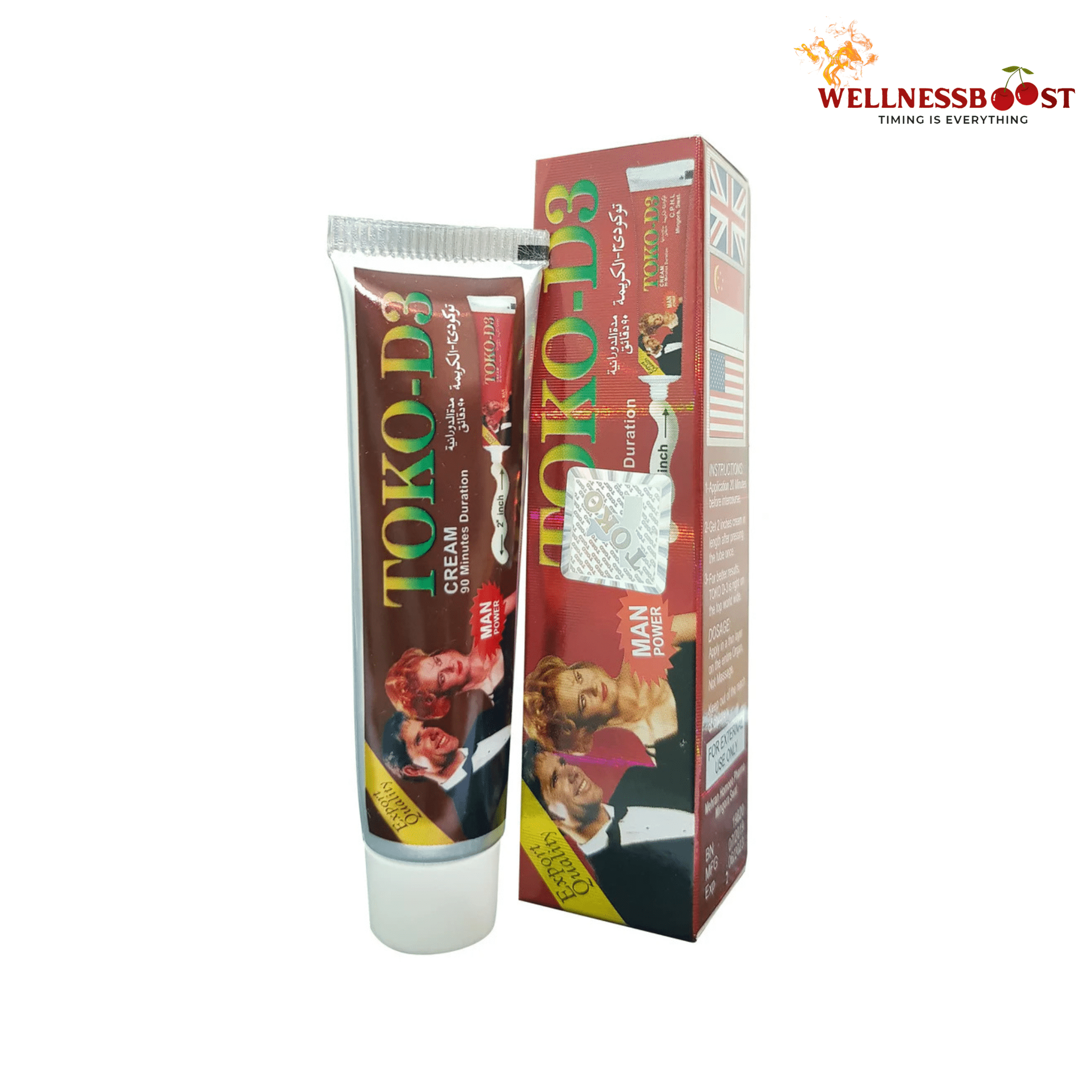 Original Toko-D3 Cream (Pack Of 3 Piece). Original Toko-D3 Cream (Pack Of 3 Piece).